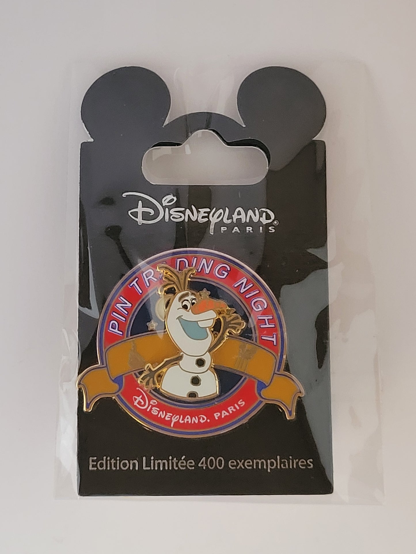 DLP Disney Pin - Trading Night Logo - Olaf from Frozen LE 400