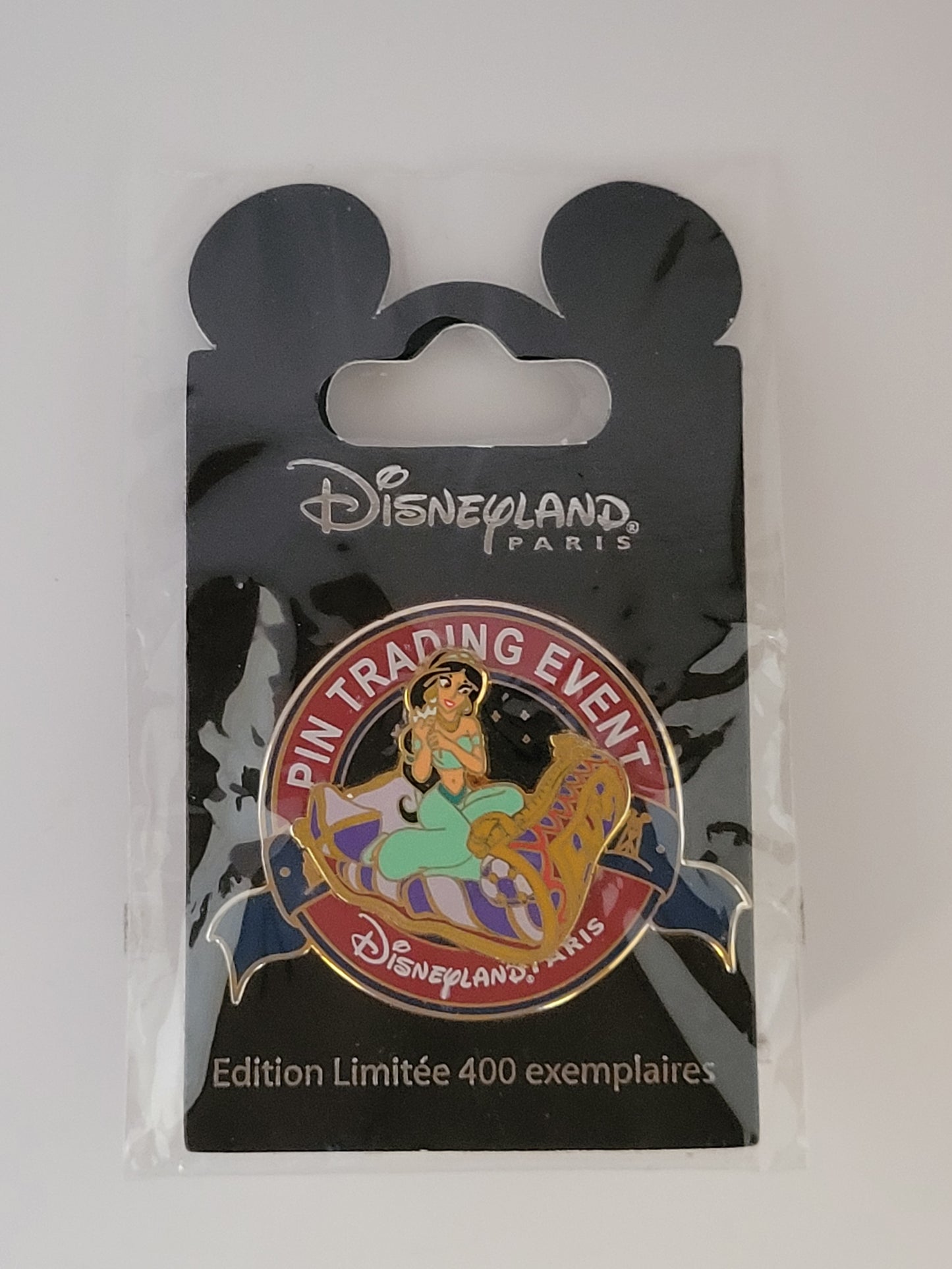 DLP Disney Pin - Walt Disney Studio - Trading Event Logo - Jasmine from Aladdin LE 400
