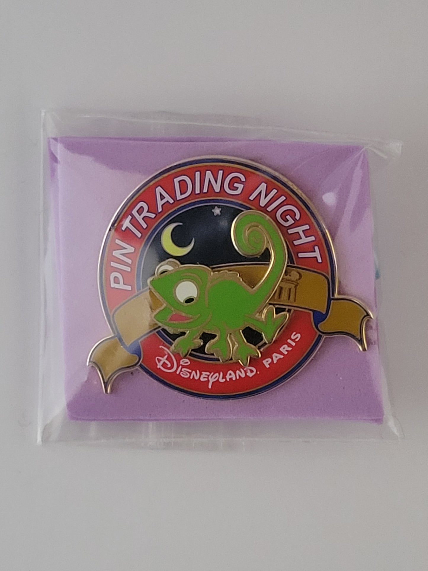 DLP Disney Pin - Trading Night Logo - Pascal from Tangled LE 400