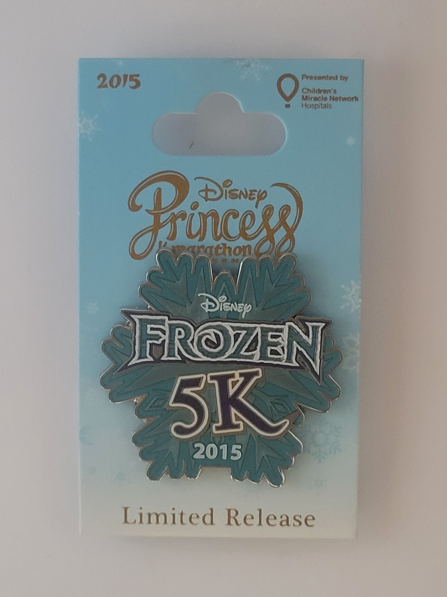 WDW runDisney Pin - 2015 Princess Half Marathon Weekend - 5k - Frozen LR