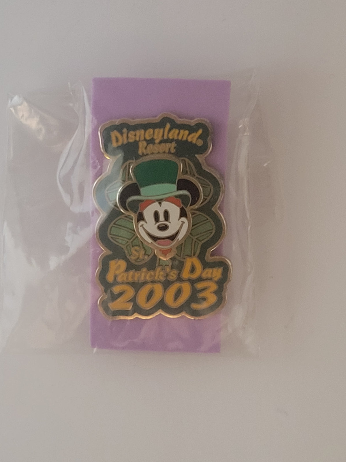 DLR Disney Pin - 2003 St. Patrick's Day - Leprechaun Mickey LE 2000