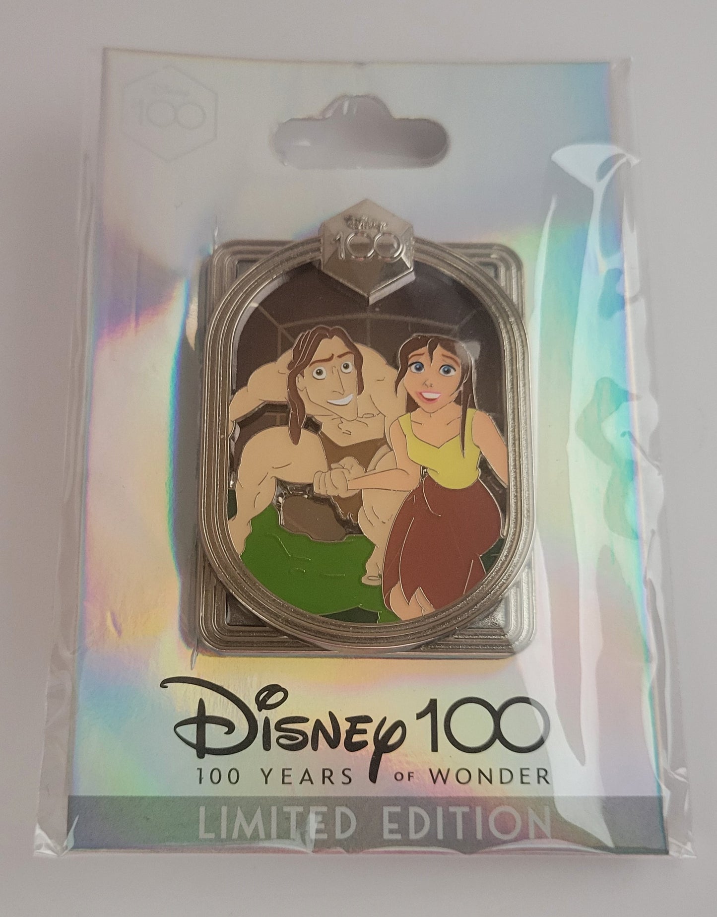 DEC Disney Pin - Celebrating 100 Years of Wonder - Tarzan and Jane LE 400
