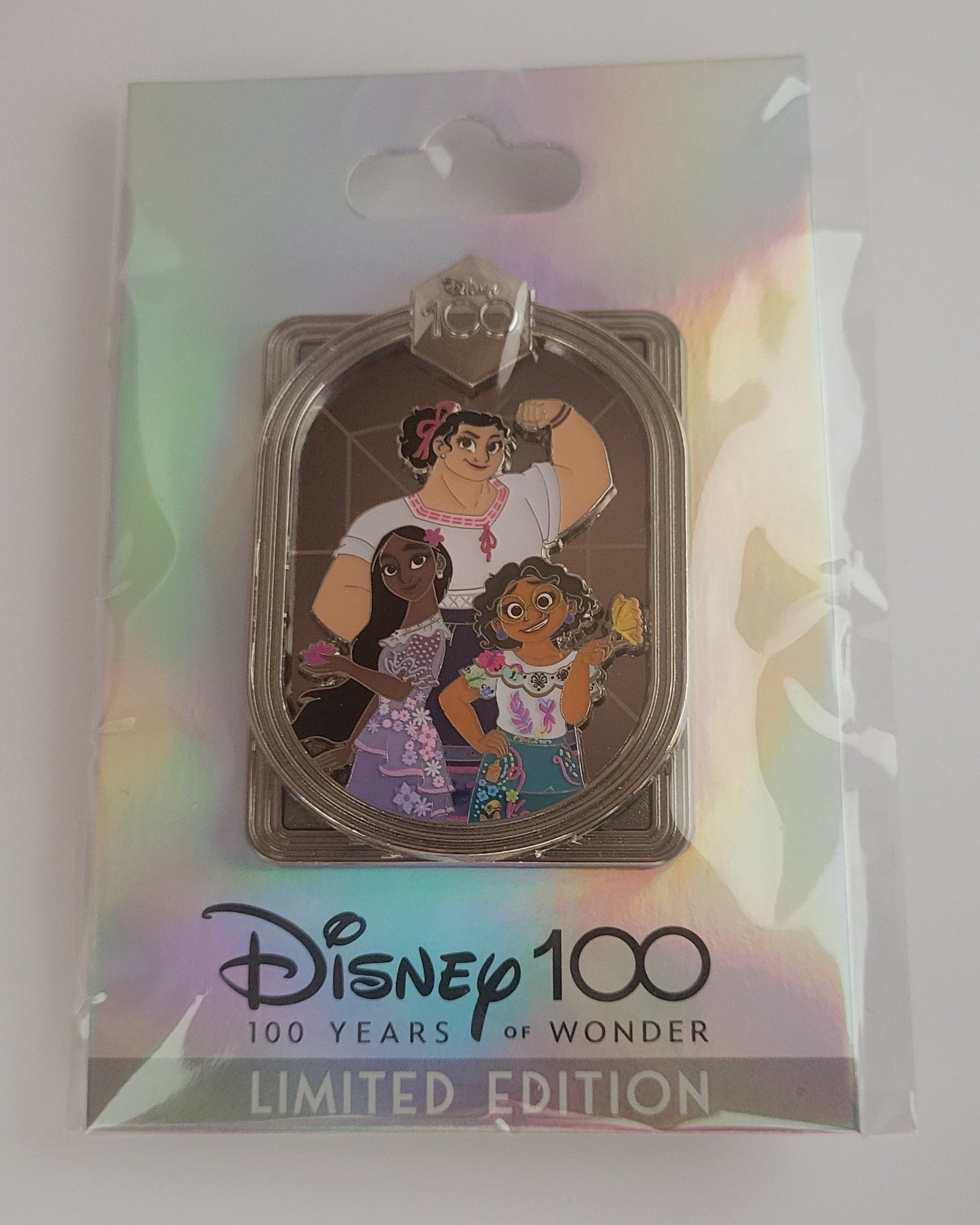 DEC Disney Pin - Celebrating 100 Years of Wonder - Mirabel, Isabela, and Luisa from Encanto LE 400