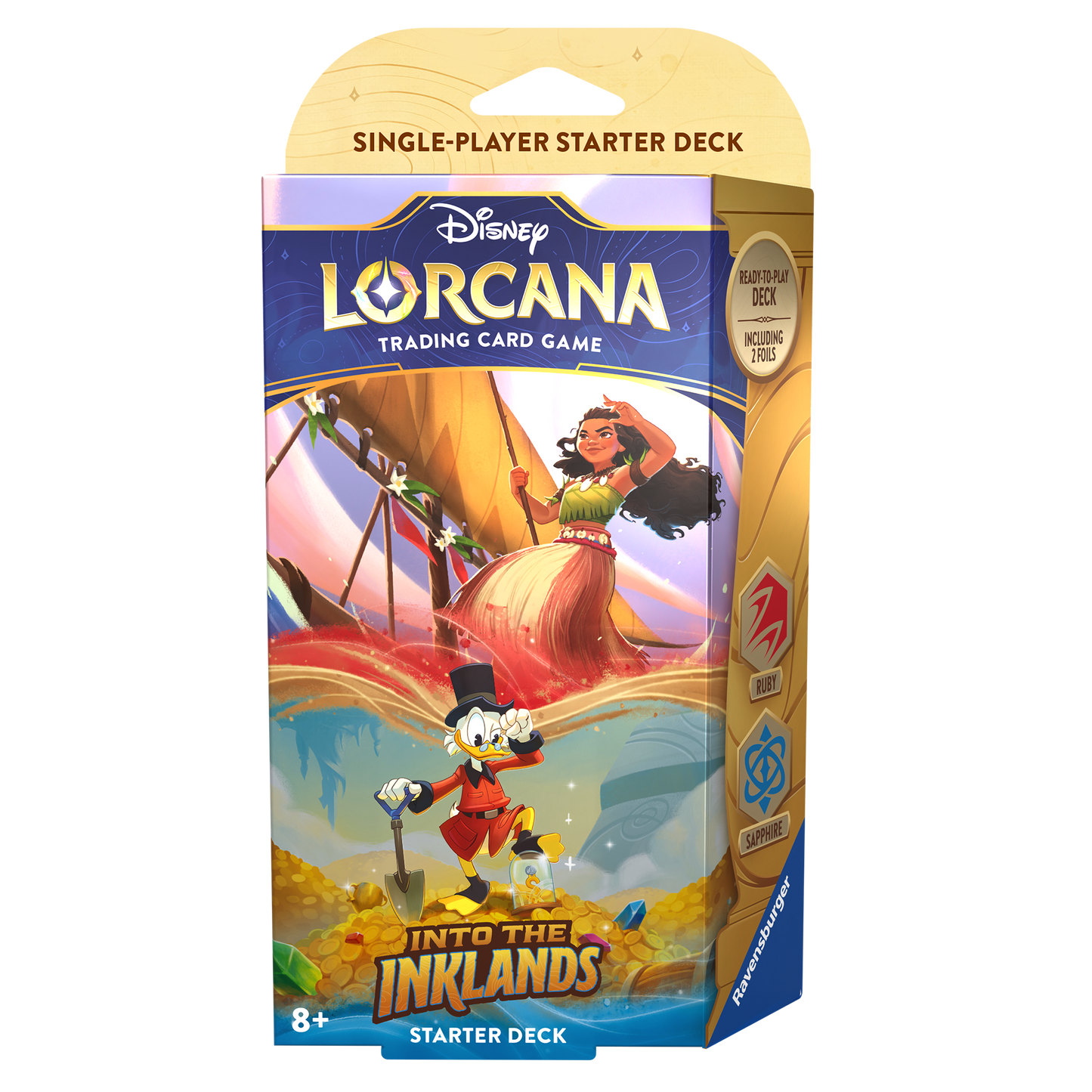 Disney Lorcana: Into the Inklands Starter Deck (Ruby & Sapphire)