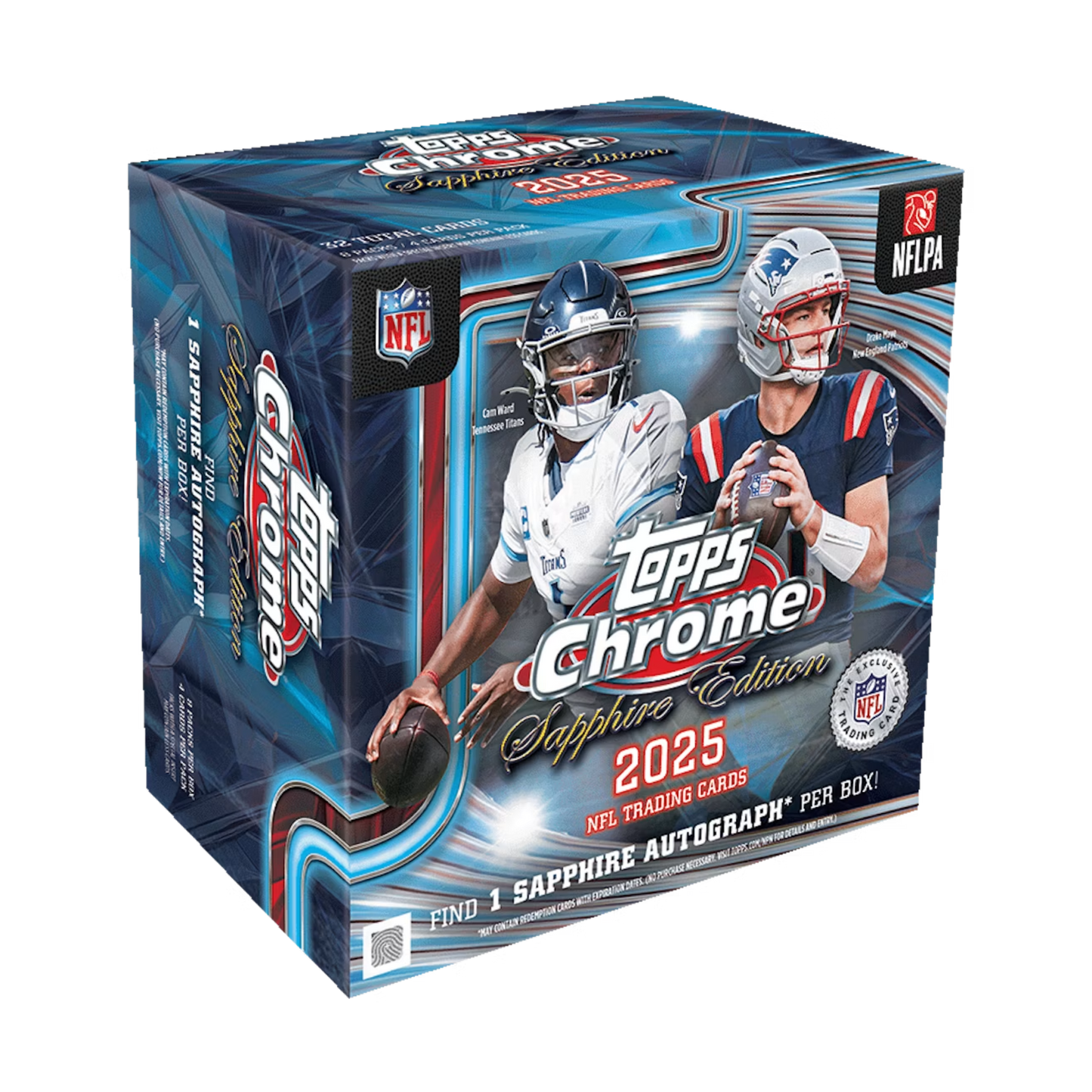 Topps Chrome Sapphire Football 2025 Hobby Box