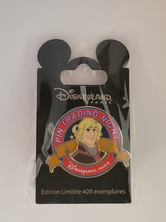 DLP Disney Pin - Trading Night Logo - Kristoff from Frozen LE 400