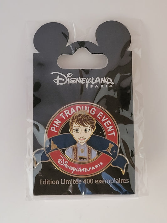 DLP Disney Pin - Let It Snow - Trading Event Logo - Queen Iduna from Frozen LE 400