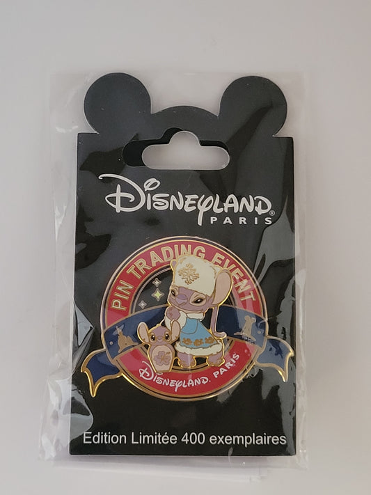 DLP Disney Pin - Pin Doll Party - Trading Event Logo - Angel from Lilo & Stitch LE400