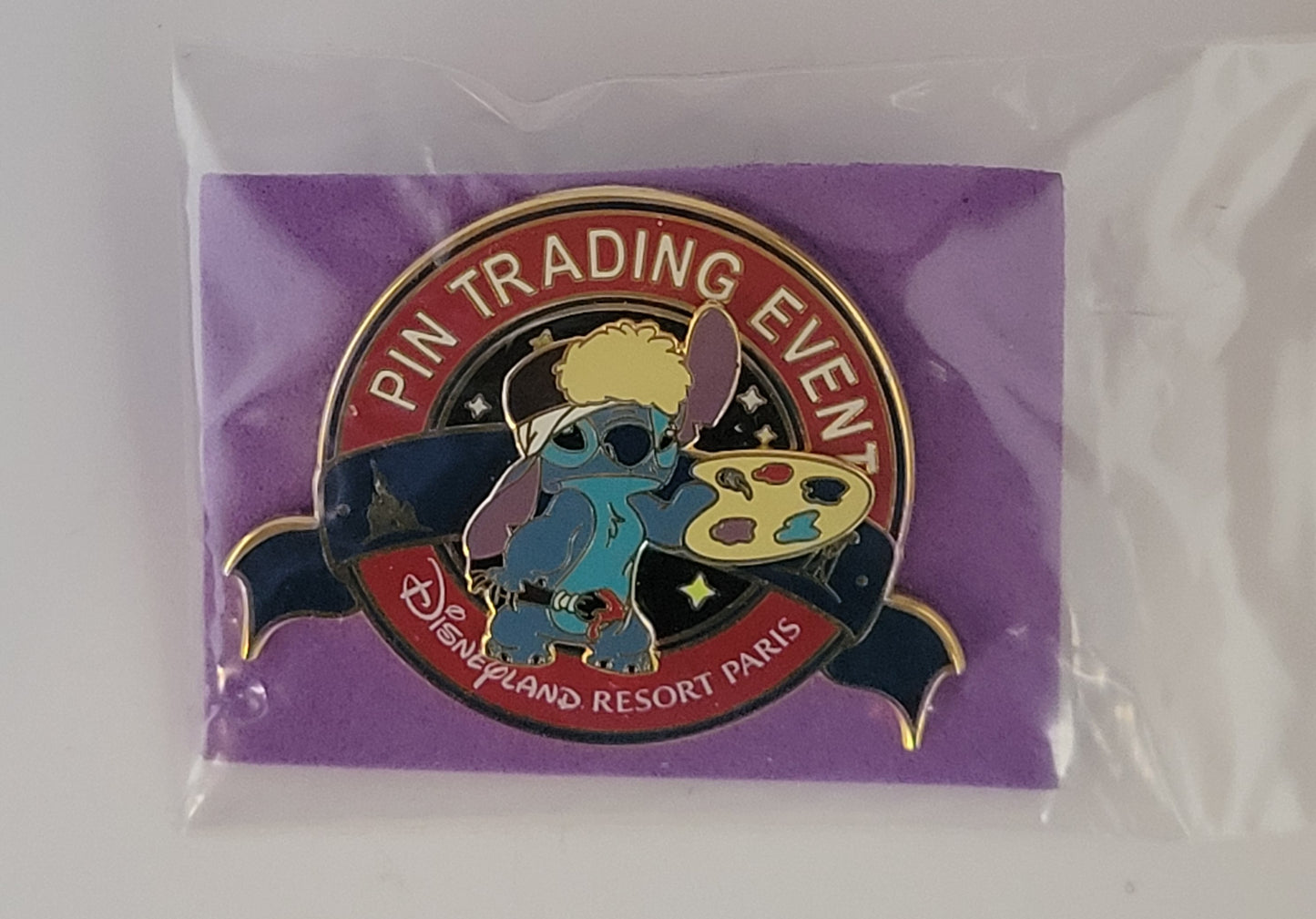 DLP Disney Pin - Gourmet - Trading Event Logo - Stitch LE 400
