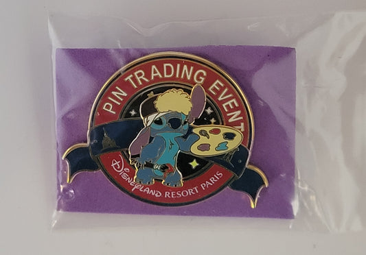DLP Disney Pin - Gourmet - Trading Event Logo - Stitch LE 400