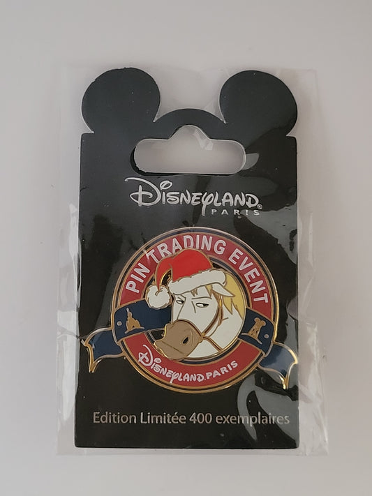 DLP Disney Pin - Christmas of Rapunzel - Trading Event Logo - Maximus from Tangled LE 400