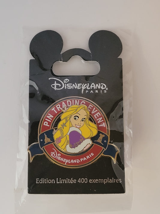 DLP Disney Pin - Christmas of Rapunzel - Trading Event Logo - Rapunzel from Tangled LE 400