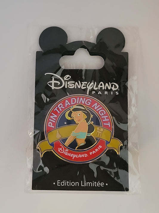 DLP Disney Pin - Trading Night Logo - Jasmine from Aladdin LE 400
