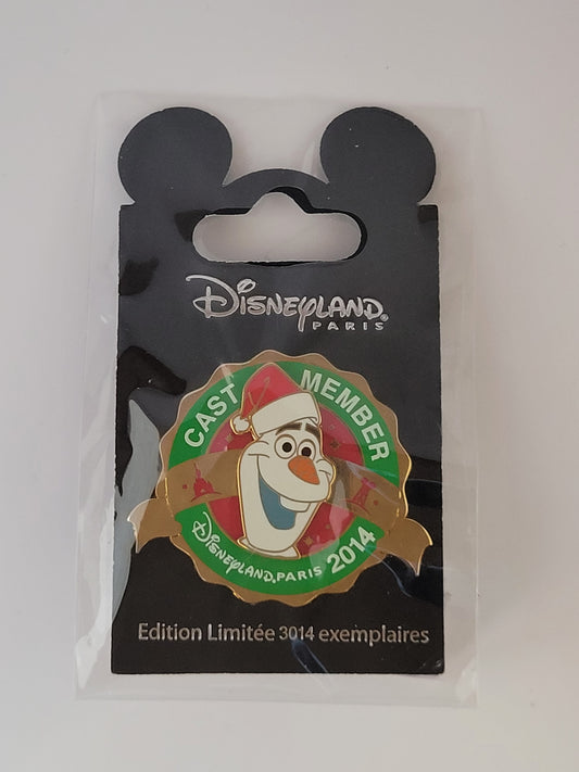 DLP Disney Pin - Trading Night Logo - Cast Member - Olaf from Frozen LE 3014