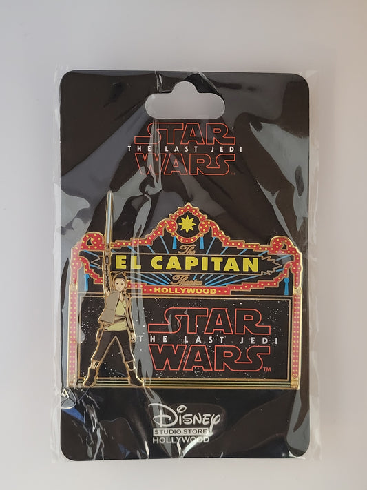 DSSH DSF Disney Pin - Marquee - Star Wars The Last Jedi - Rey LE 500