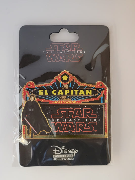 DSSH DSF Disney Pin - Marquee - Star Wars The Last Jedi - Kylo Ren LE 500