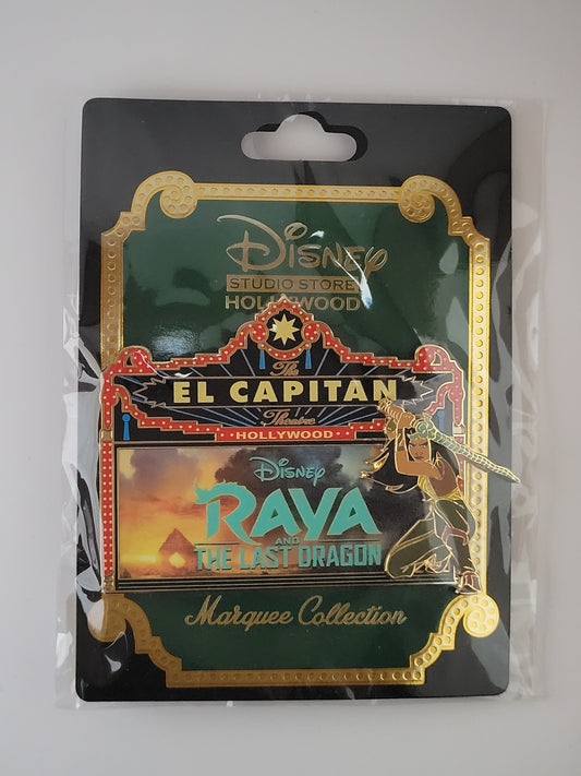 DSSH DSF Disney Pin - Marquee - Raya and the Last Dragon LE 400