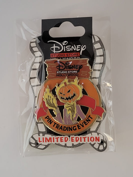 DSSH DSF Disney Pin - Trading Event Logo - Pumpkin King LE 300