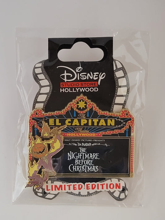 DSSH DSF Disney Pin - Marquee - The Nightmare Before Christmas - Pumpkin King LE 300