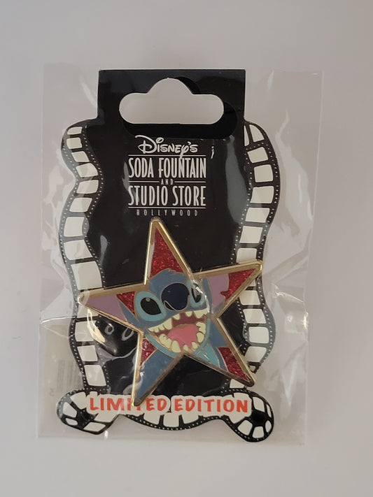 DSSH DSF Disney Pin - Disneyana Fan Club Star - Stitch LE 300