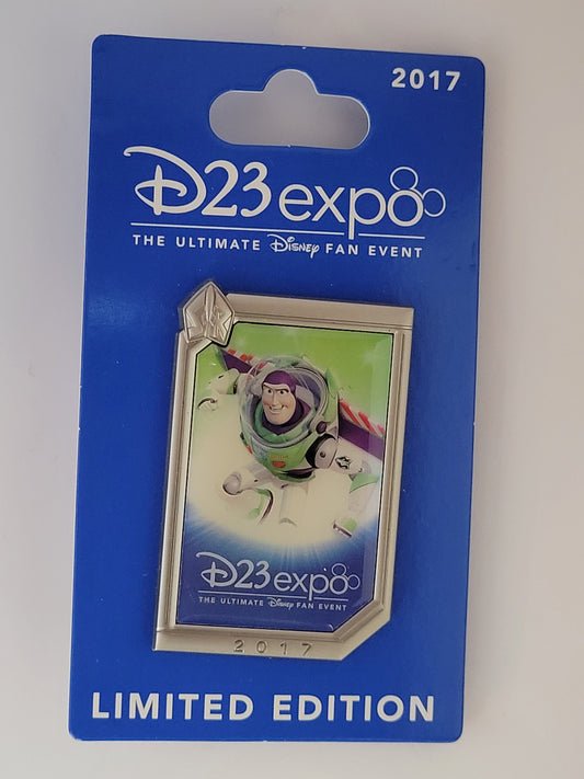 Disney Pin D23 Expo 2017 - Event Logo - Buzz Lightyear from Toy Story LE 750