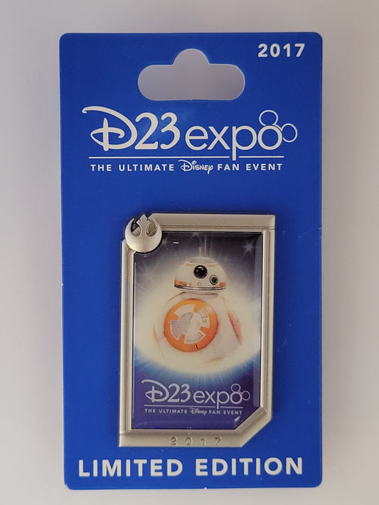 Disney Pin D23 Expo 2017 - Event Logo - BB-8 from Star Wars LE 750