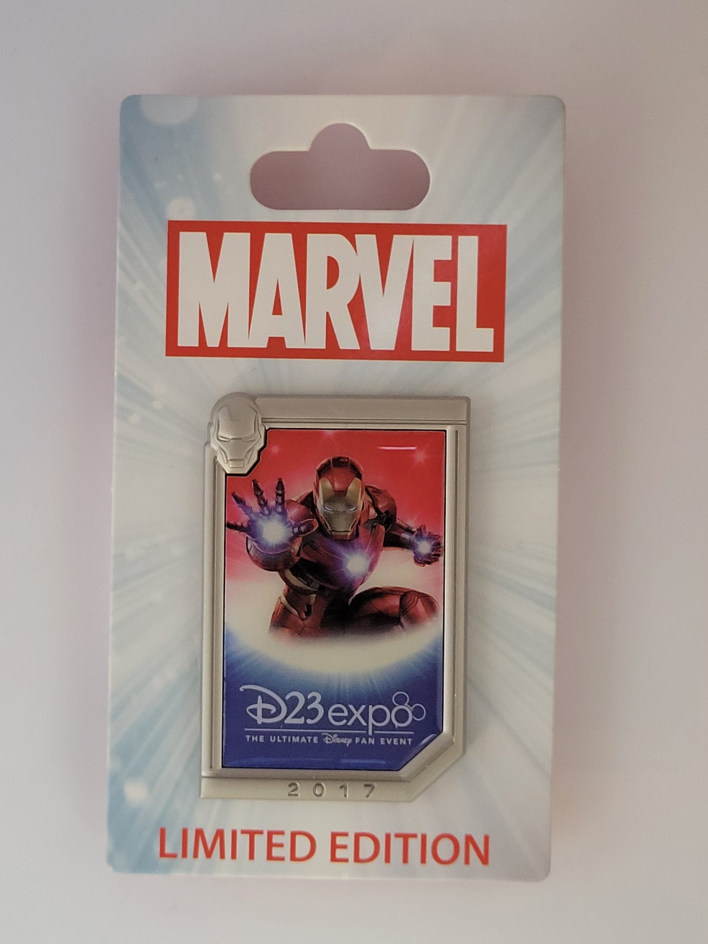 Disney Pin D23 Expo 2017 - Event Logo - Iron Man Marvel LE 750