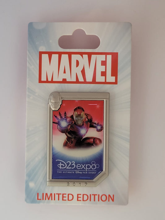 Disney Pin D23 Expo 2017 - Event Logo - Iron Man Marvel LE 750