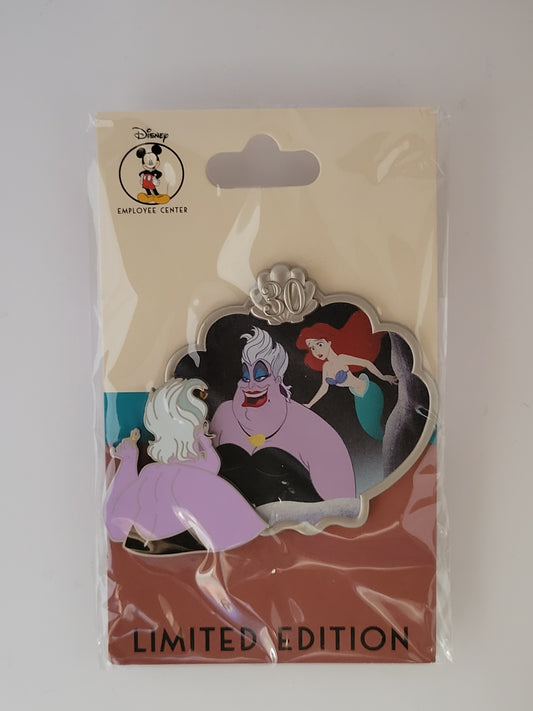 DEC Disney Pin - Little Mermaid 30th Anniversary - Ursula and Ariel LE 250
