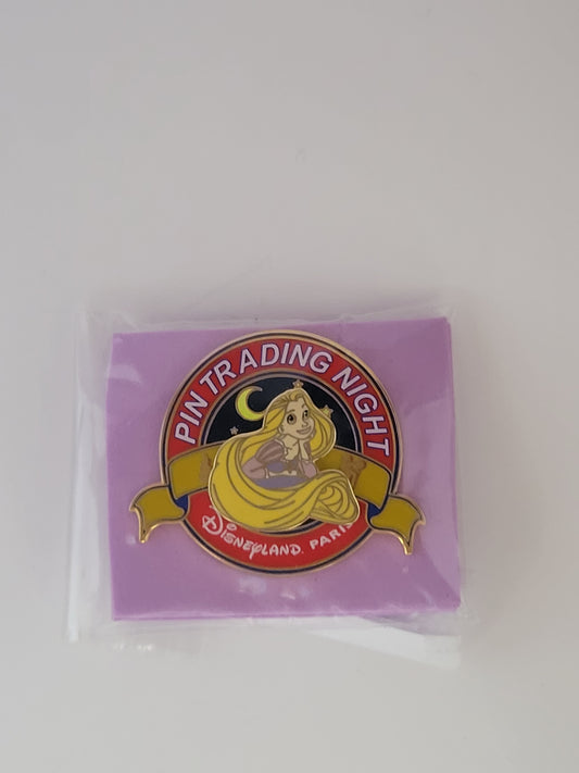 DLP Disney Pin - Trading Night Logo - Rapunzel from Tangled LE 400