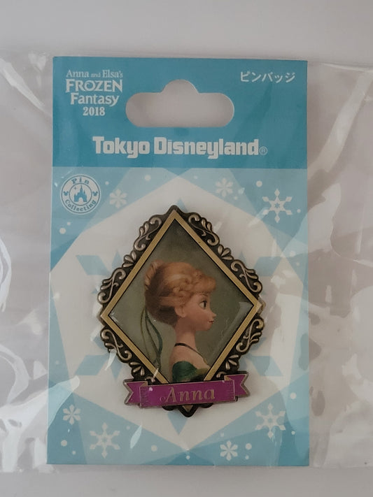 TDR Disney Pin - Frozen Fantasy 2018 - Anna LR Japan Exclusive