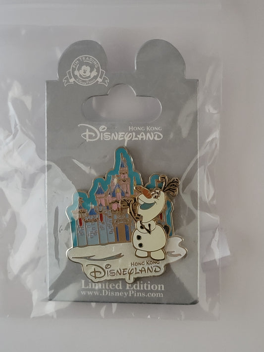 HKDL Disney Pin - Christmas Castle 2015 Series - Olaf from Frozen LE 500