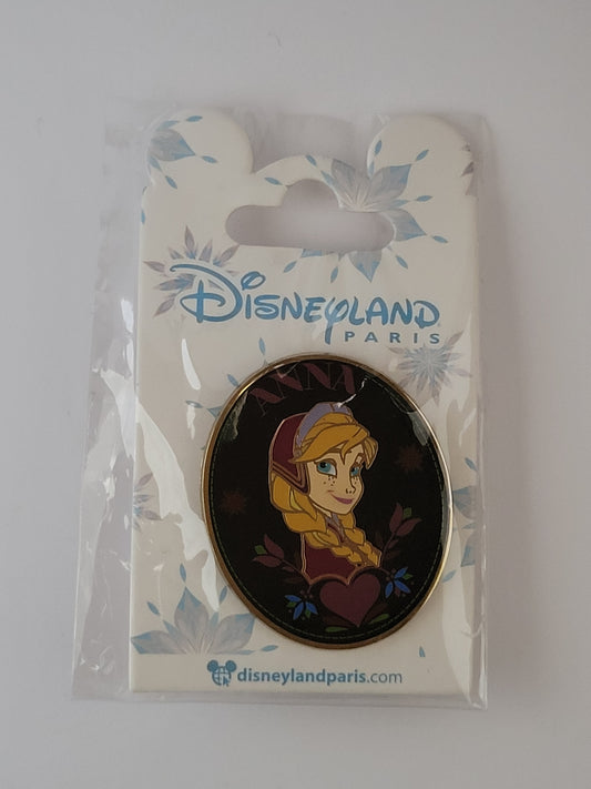 DLP Disney Pin - Frozen Medallion - Anna