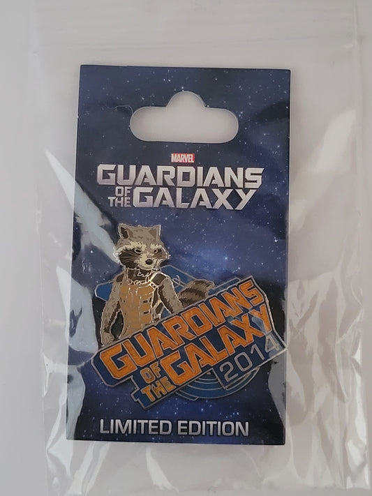 Disney Parks Pin - Marvel Guardians of the Galaxy - Opening Day - Rocket Raccoon LE 1000