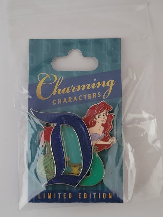 DLR Disney Pin - Charming Characters - Ariel from Little Mermaid LE 3000