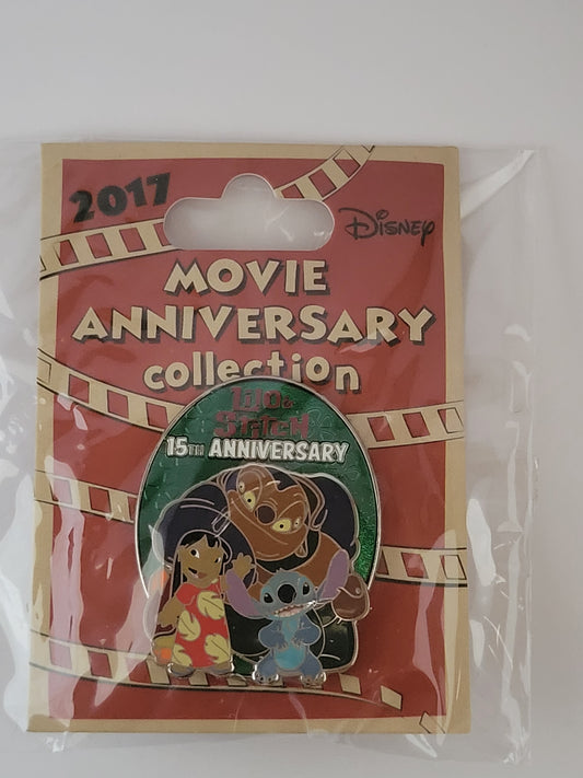 DEC Disney Pin - Anniversary Collection - Lilo & Stitch 15th LE 500