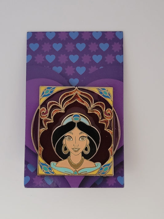 Disney Parks Pin - Royalty Reveal / Conceal - Jasmine from Aladdin LR