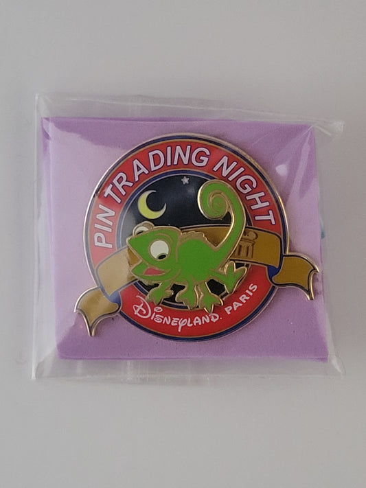 DLP Disney Pin - Trading Night Logo - Pascal from Tangled LE 400