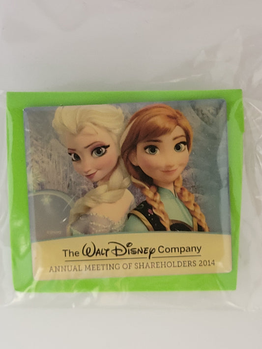 Disney Pin - Shareholders 2014 - Anna and Elsa from Frozen