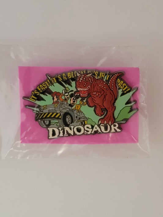 WDW Disney Pin - Animal Kingdom - Dinosaur - Mickey, Minnie, Goofy, and Pluto