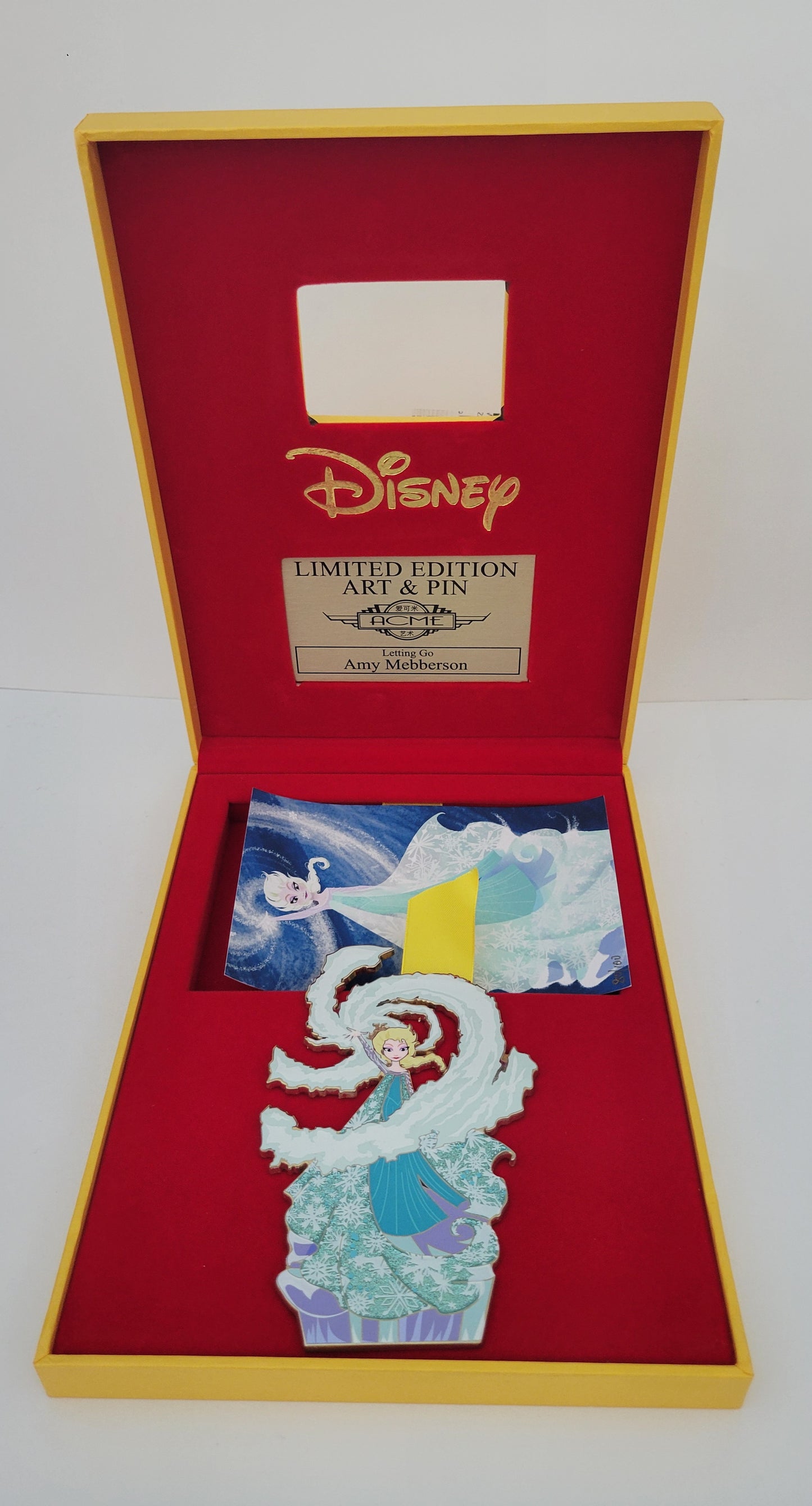 HKDL Disney Pin - ACME HotArt - Letting Go Elsa from Frozen LE 100 Jumbo #80