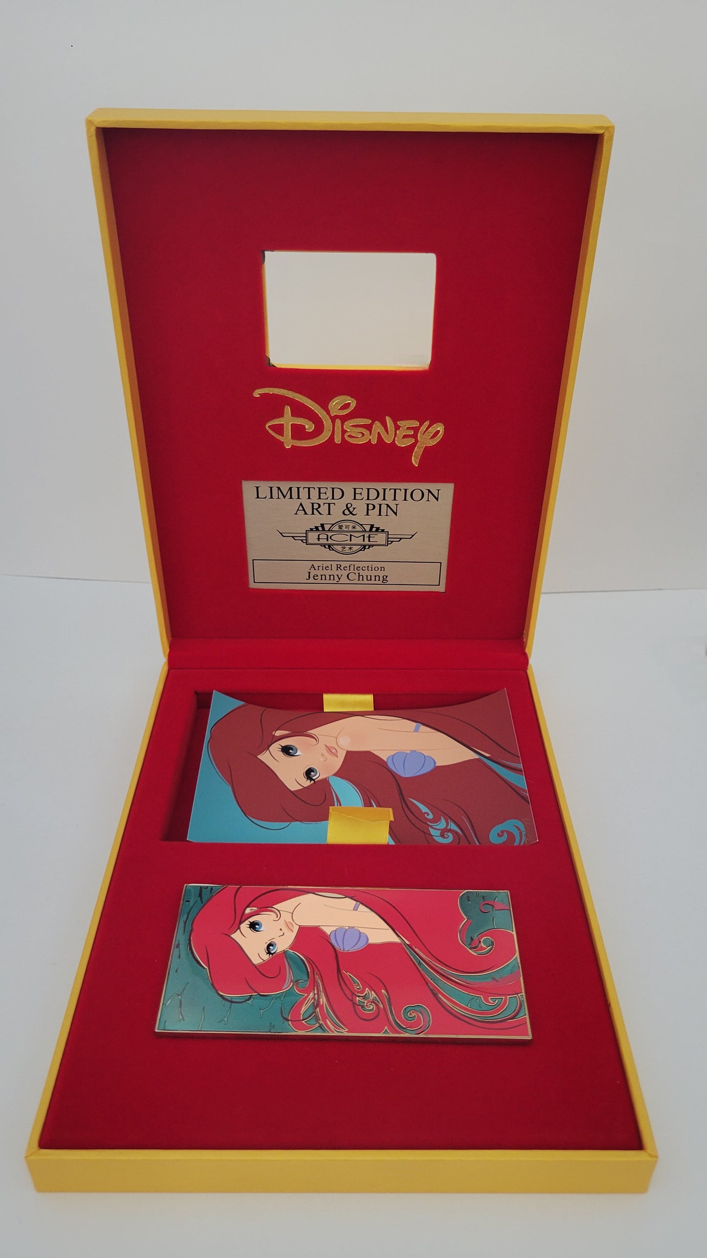 HKDL Disney Pin - ACME HotArt - Reflection - Ariel from Little Mermaid LE 100 Jumbo #23