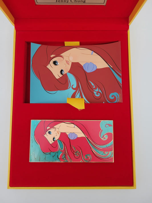 HKDL Disney Pin - ACME HotArt - Reflection - Ariel from Little Mermaid LE 100 Jumbo #23