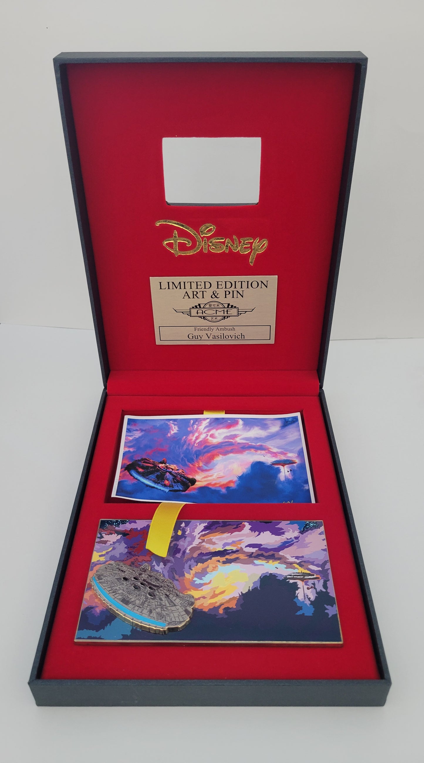 HKDL Disney Pin - ACME HotArt - Star Wars - Millennium Falcon LE 100 Jumbo #60