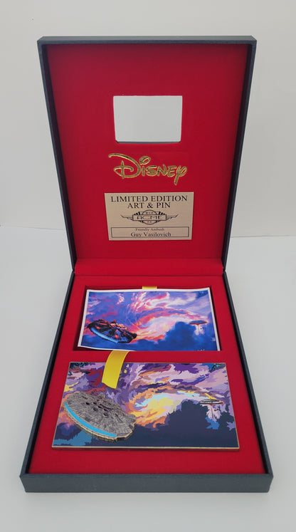 HKDL Disney Pin - ACME HotArt - Star Wars - Millennium Falcon LE 100 Jumbo #60