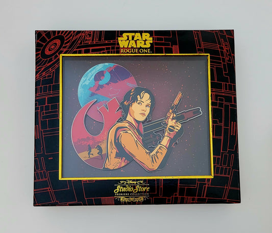 DSSH DSF Disney Pin - Star Wars Rogue One - Jyn Erso Premiere Collection LE 100 Jumbo
