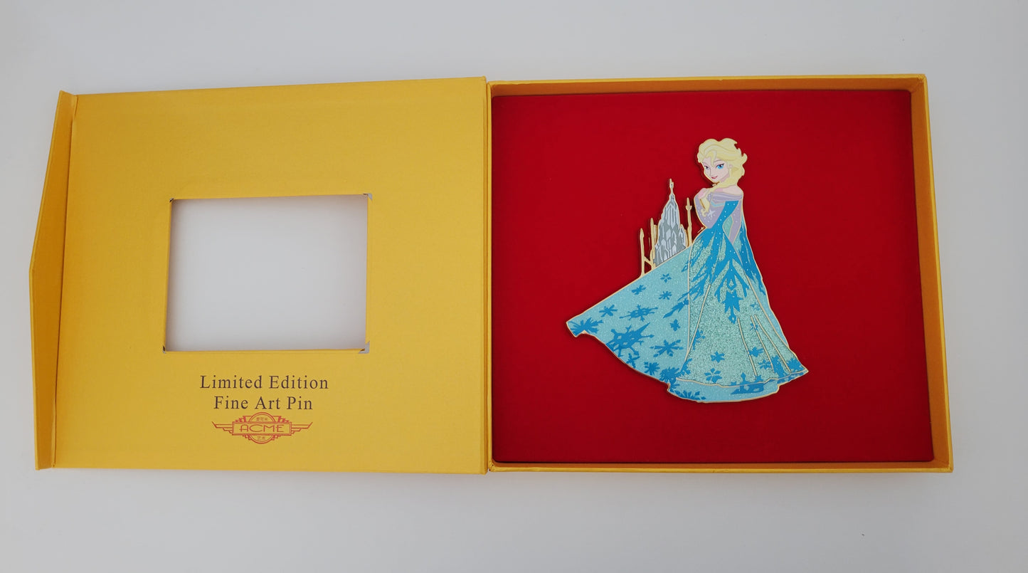 HKDL Disney Pin - ACME HotArt - Artist Design Elsa from Frozen LE 100 Jumbo #78