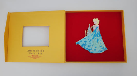HKDL Disney Pin - ACME HotArt - Artist Design Elsa from Frozen LE 100 Jumbo #78
