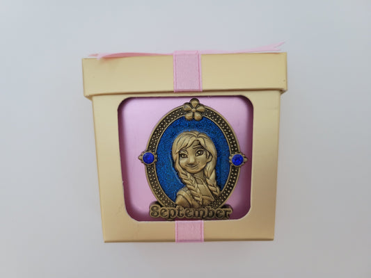Disney Parks Pin - Princess Birthstones - September - Anna from Frozen