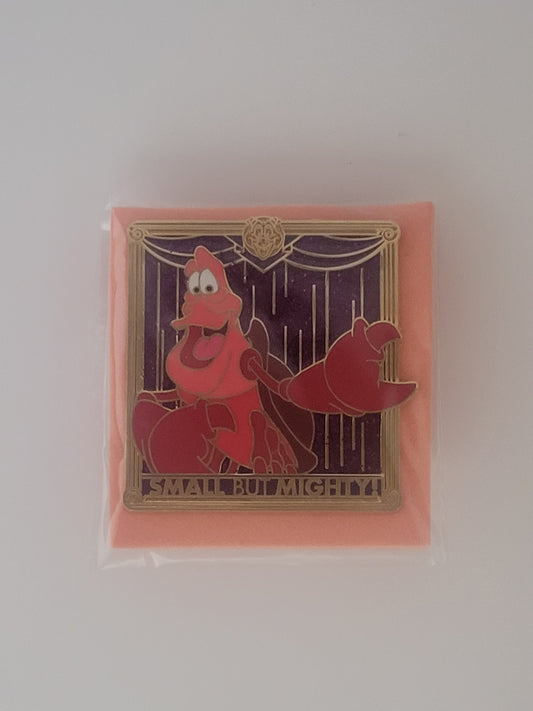 WDW Disney Pin - Small But Mighty - Sebastian from The Little Mermaid LR